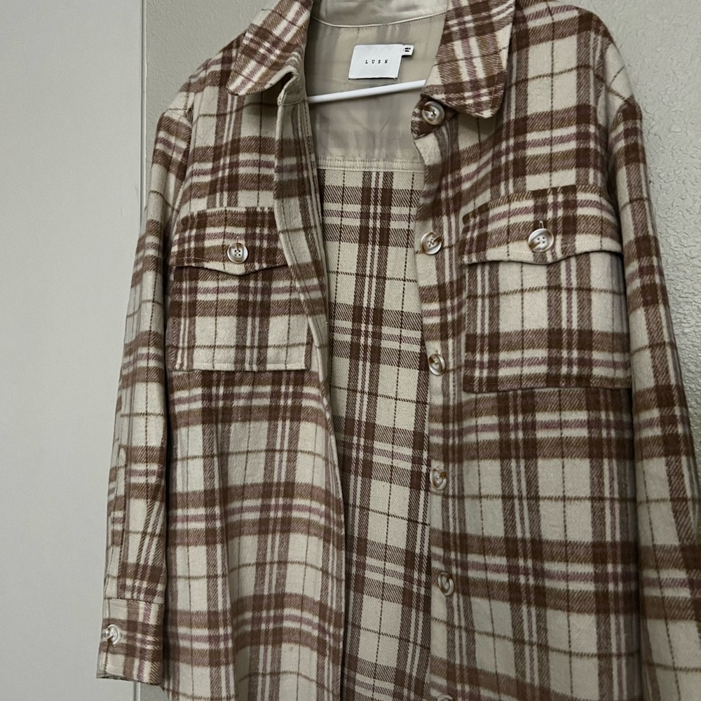 LUSH flannel jacket